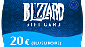 Карта пополнения Blizzard Gift-Card 20€ (EU/Евро) для Battle.net