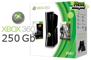 Microsoft Xbox 360 Slim 250 Gb + Crisys 2 + Forza 3 + Xbox Live Gold 3 ������