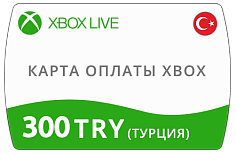 Карта оплаты Xbox Live 300 TRY (ТУРЦИЯ)