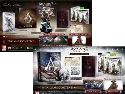 Коллекционные издания Assassin's Creed III