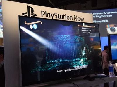 Демо PlayStation Now на выставке CES 2014