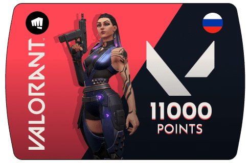 Карта пополнения Valorant Points – 11000 VP