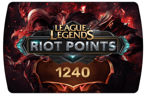 League of Legends (LoL) – 1240 PR (Riot Points)