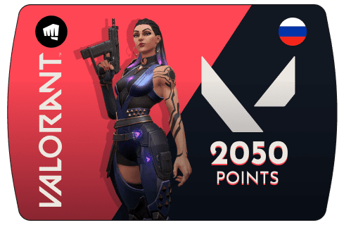 Карта пополнения Valorant Points –  2050 VP