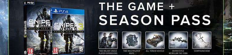 Season Pass для Sniper Ghost Warrior 3