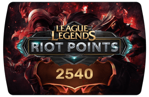 League of Legends (LoL) – 2540 RP(Riot Points)