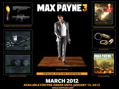 Издание Max Payne 3 Special Edition