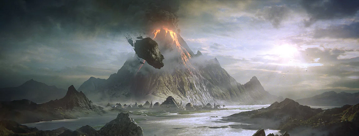 Изображение острова Вварденфелл из The Elder Scrolls Online