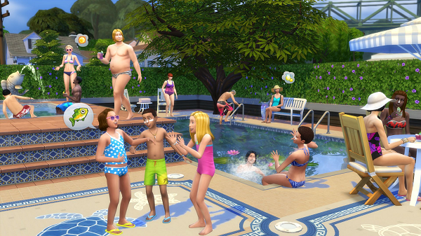 Скриншот из игры Sims 4