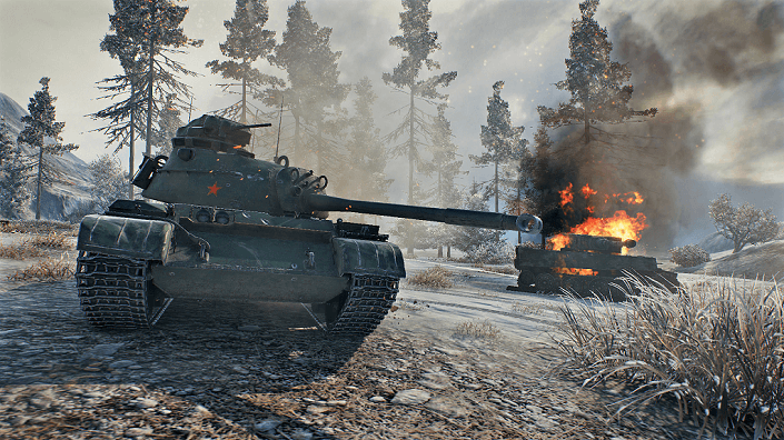 Скриншот из World of Tank