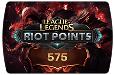 League of Legends (LoL) – 575 RP (Riot Points)