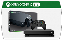 Игровая приставка Xbox One X 1 ТБ + Forza Horizon 4 + Forza Motorsport 7