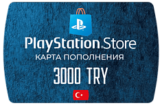 PlayStation Store Карта оплаты 3000 TRY (Турция)