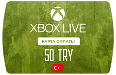 Карта оплаты Xbox Live 50 TRY (ТУРЦИЯ)