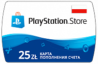PlayStation Store Карта оплаты 25 zł (PLN/Польша)