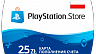 PlayStation Store Карта оплаты 25 zł (PLN/Польша)