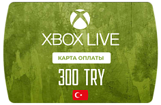 Карта оплаты Xbox Live 300 TRY (ТУРЦИЯ)