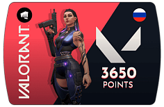 Карта пополнения Valorant Points – 3650 VP