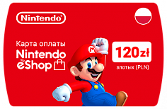 Карта пополнения Nintendo eShop Card 120zł злотых (PLN)