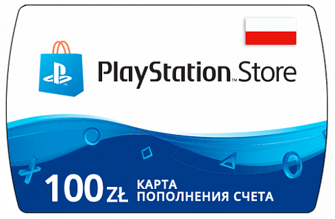 PlayStation Store Карта оплаты 100 zł (PLN/Польша)