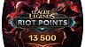 League of Legends (LoL) – 13500 RP (Riot Points)
