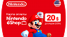 Карта пополнения Nintendo eShop Card 20$ USD долларов (США)