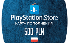 PlayStation Store Карта оплаты 500 zł (PLN/Польша)
