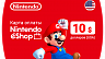 Карта пополнения Nintendo eShop Card 10$ USD долларов (США)