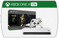 Игровая приставка Xbox One X 1 ТБ (Белая) + Fallout 76