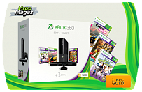 Xbox 360 E 500 GB с Kinect + Kinect Adventures + Forza Horizon + Kinect Sports + бонус World of Tank
