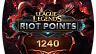 League of Legends (LoL) – 1240 PR (Riot Points)
