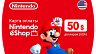 Карта пополнения Nintendo eShop Card 50$ USD долларов (США)