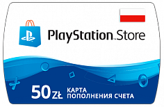 PlayStation Store Карта оплаты 50 zł (PLN/Польша)