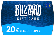 Карта пополнения Blizzard Gift-Card 20€ (EU/Евро) для Battle.net