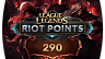 League of Legends – 290 RP (Riot Points)