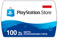 Карта PlayStation Network Card (PL/Польша) - Карта пополнения счета 100Zł