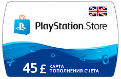 Playstation Store Карта оплаты 45 GBP (Великобритания)